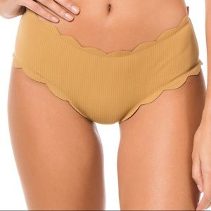 MARYSIA Spring Scalloped Boyshort Bikini Bottom